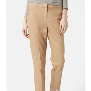 topshop beige cigarette trouser